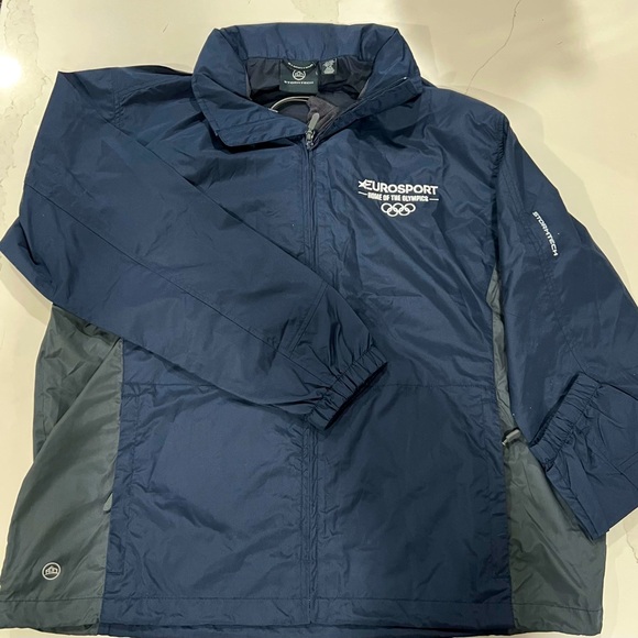 New (w/o tags) EUROSPORT Stormtech Windbreaker Jacket with “Pocket” Hood - Picture 1 of 8